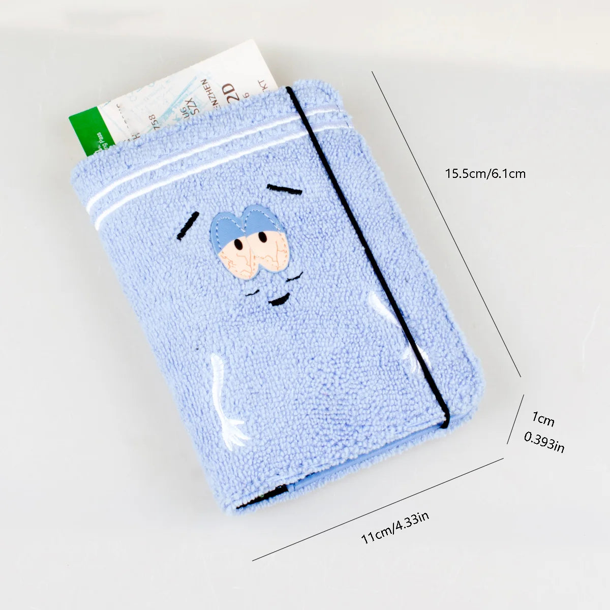 Passport Wallet with Card Clip – Polyester Travel Organizer Travel Passport Wallet Richie's