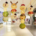 Cartoon Christmas Hanging Lanterns – Deer, Penguin & Santa Christmas Hanging Lantern Richie's