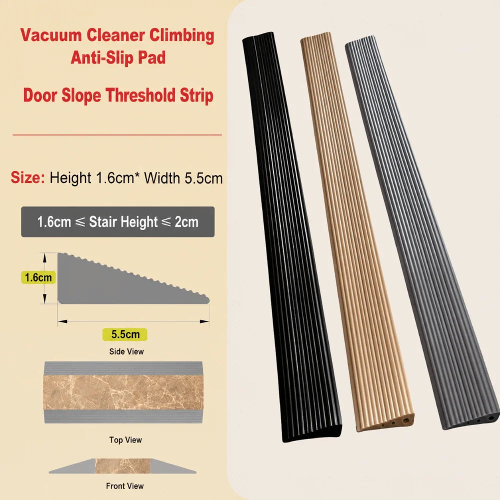 1M Silicone Threshold Ramp Strip for Robot Vacuums & Bikes Threshold Ramp Strip Richie's