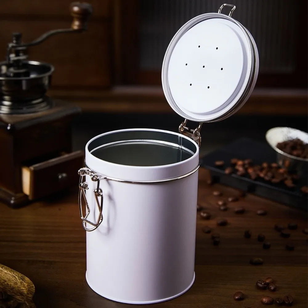 Vacuum Sealed Stainless Steel Coffee & Tea Storage Canister Food Storage Canister Richie's