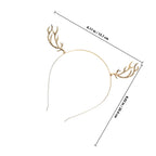 Sparkly Reindeer Antler Headband – Rhinestone Holiday Hair Hoop Holiday Antler Headband Richie's