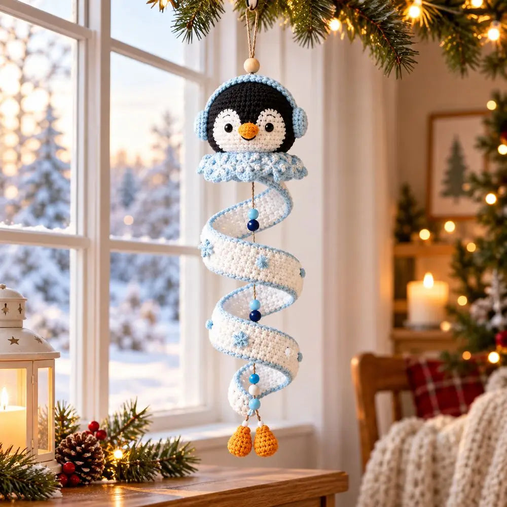 DIY Crochet Spiral Ornament Kit – Holiday Yarn Craft Set Crochet Craft Kit Richie's