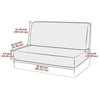 2-Pack Stretch RV Dinette Cushion Covers – Slip-On Seat Covers Seat Cushion Covers Richie's