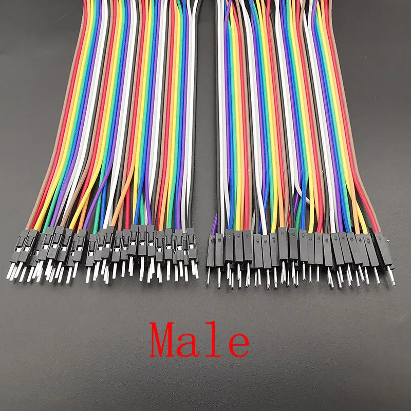 40-Pin Jumper Wires M2M M2F F2F Breadboard Dupont Cables Arduino Jumper Wire Set Richie's