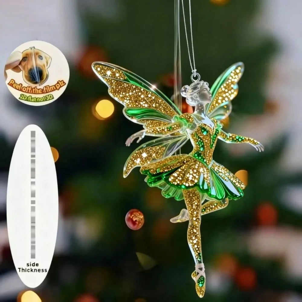 2D Acrylic Christmas Pendants – Ballerina, Horse & Angel Charms Christmas Ornament Pendant Richie's 8