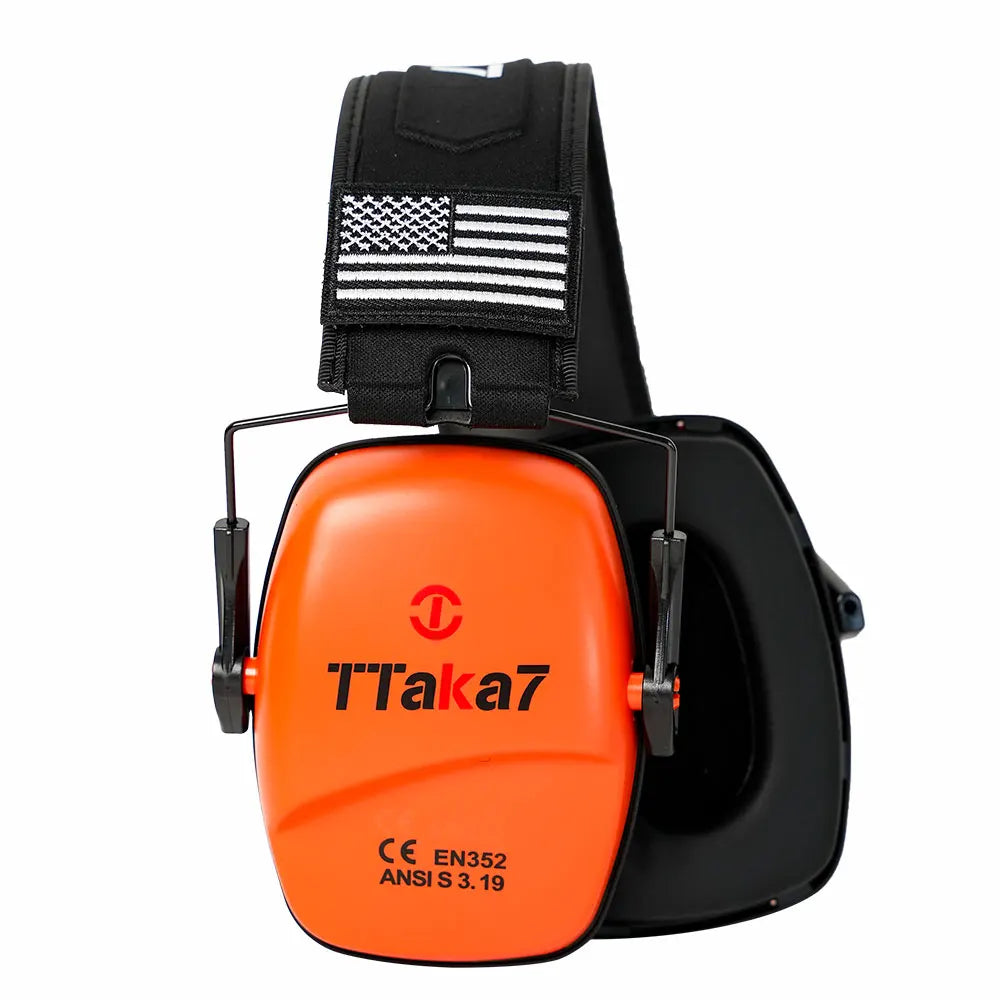 Shooting Earmuffs 25dB Passive Noise Reduction Ear Protector Shooting Earmuffs Richie's TTAKA7-HP orange