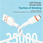 3A Fast Charging USB-A to Type-C / Micro USB Silicone Cable USB Charging Cable Richie's