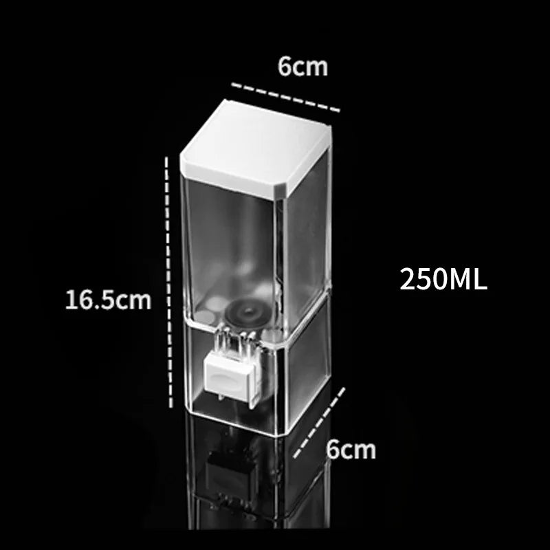 No-Drill Wall Mount Manual Soap Dispenser – Transparent ABS Soap Dispenser Richie's
