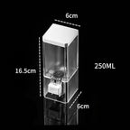 No-Drill Wall Mount Manual Soap Dispenser – Transparent ABS Soap Dispenser Richie's