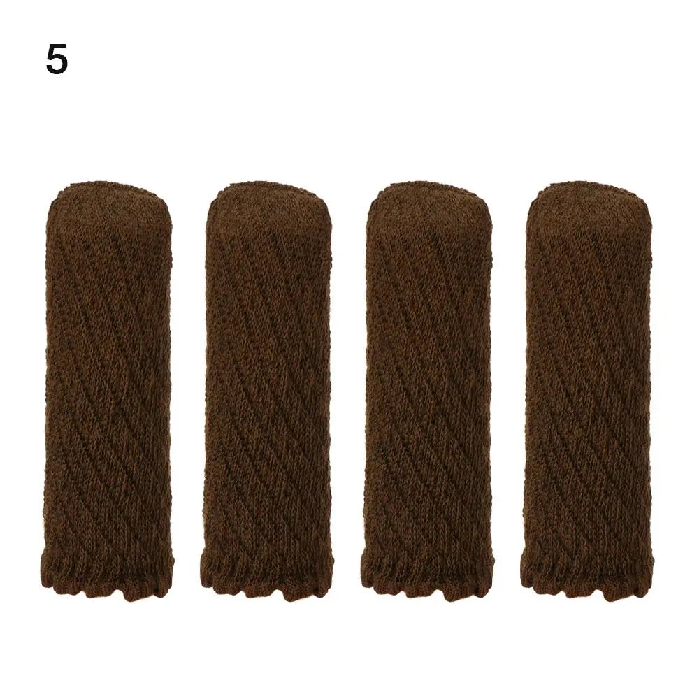 4-Pack Non-Slip Knitted Furniture Leg Covers – Floor Protector Furniture Leg Covers Richie's 5