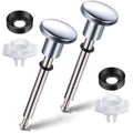 304 Stainless Steel Bath Outlet Diverter Shower Faucet Repair Kit Bath Outlet Diverter Richie's 2packs