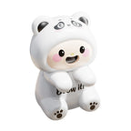 JOCESTYLE USB Clip-On Food Cooling Fan – Cartoon Frog Cup Fan Clip-On Mini Fan Richie's White