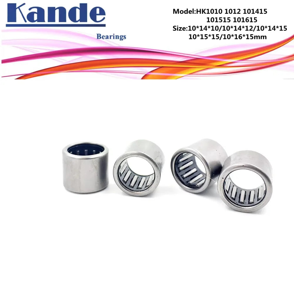 Kande HK Series Needle Roller Bearings – Bearing Steel, RoHS Needle Roller Bearing Richie's HK081410-8x14x10mm 4Pcs
