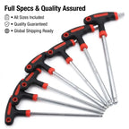 Ball & Flat Head Hex Key Allen Wrench Set – CRV 2–10mm Hex Key Allen Wrench Richie's