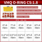 NBR Silicone FKM O-Ring Repair Kit – 1.8mm & 2.65mm Gasket Set O-Ring Repair Kit Richie's 145-VR-BW100S
