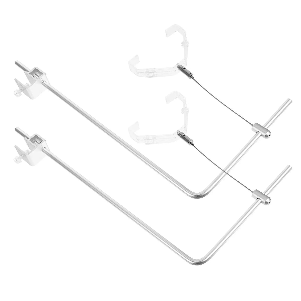 2pcs Adjustable Aluminum Aquarium Light Bracket Stand Aquarium Light Bracket Richie's EU Plug
