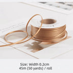 2mm Double-Sided Satin Ribbon 45m Roll – Gift & Craft Craft Satin Ribbon Richie's 3 L