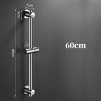 Adjustable Wall Mounted Shower Sliding Bar – Stainless Steel Shower Sliding Bar Richie's 60cm