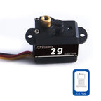 2g Digital RC Servo Waterproof Metal Gears for Mini Airplane RC Servo Richie's 1.0 Plug No plug