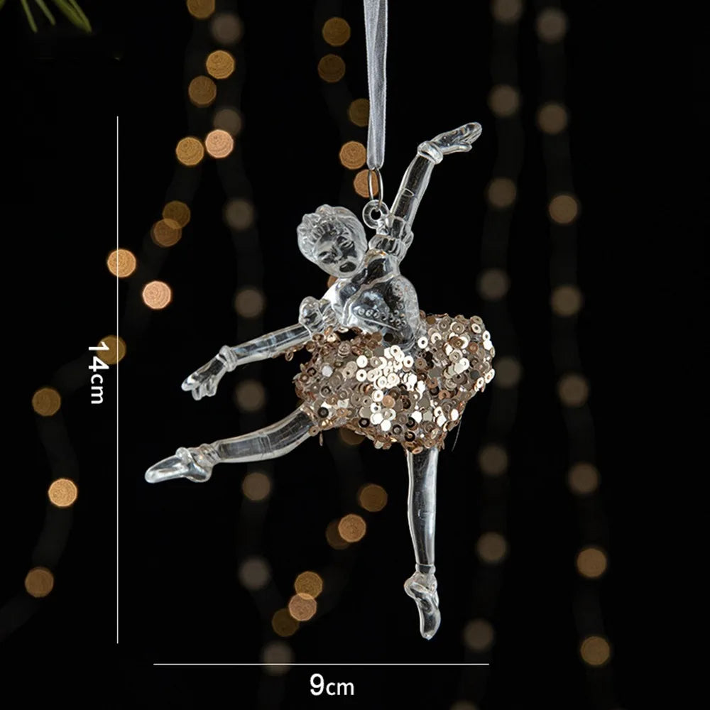 Acrylic Crystal Christmas Icicle Pendants Glitter Tree Ornaments Christmas Tree Ornaments Richie's 01
