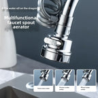 3-Level Pull-Out Faucet Extender Aerator – Kitchen Showerhead Faucet Extender Aerator Richie's