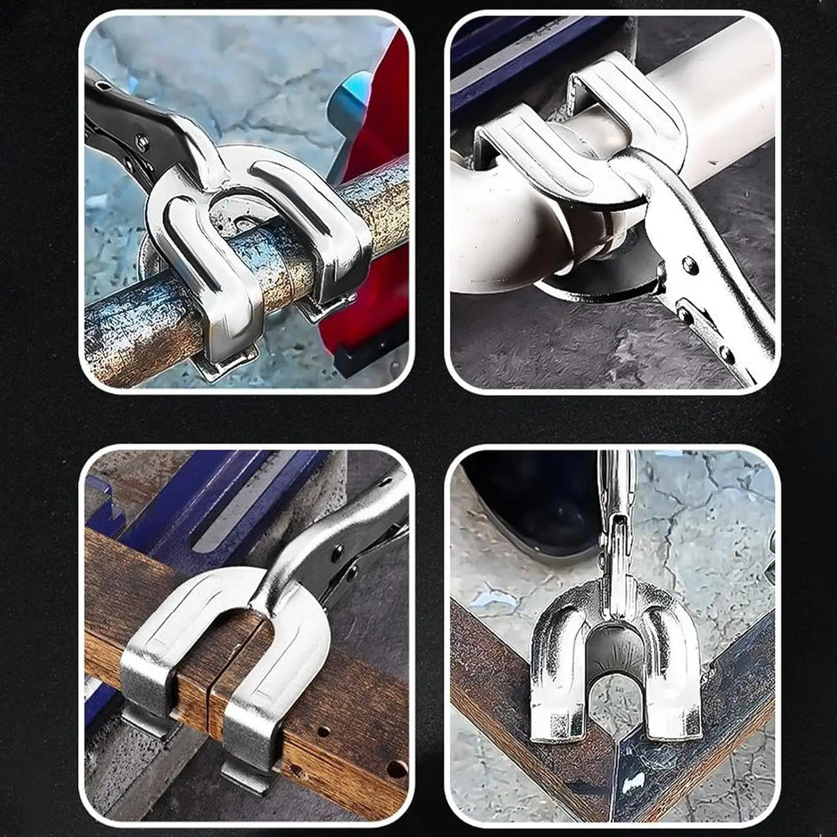 U-Shaped Welding Pliers Heavy Duty Vise Grip Adjustable Clamp Welding Vise Pliers Richie's