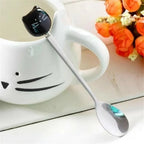 Cartoon Cat Stainless Steel Dessert Spoon – Coffee & Ice Cream Novelty Dessert Spoon Richie's