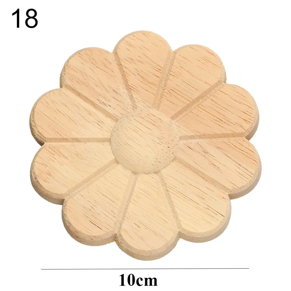 Wood Carved Floral Appliqué – Corner Furniture Frame Decoration Wood Carved Appliqué Richie's 18