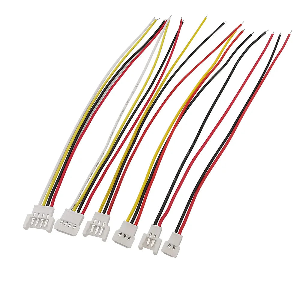 MX 2.0mm 2/3/4 Pin Male Female Wire Connector 26AWG Cable Wire Connector Richie's