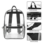 Clear PVC Stadium Backpack – Waterproof & Venue Approved Clear PVC Backpack Richie's