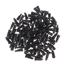 100-Pack Syringe Tip Caps Luer Lock Dispensing Needle Plugs Syringe Tip Caps Richie's 100Pcs Black