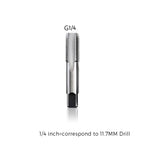 BSP Taper Pipe Tap Metal Thread 1/8" to 3/4" – Straight Flute Pipe Thread Tap Richie's Tap.2