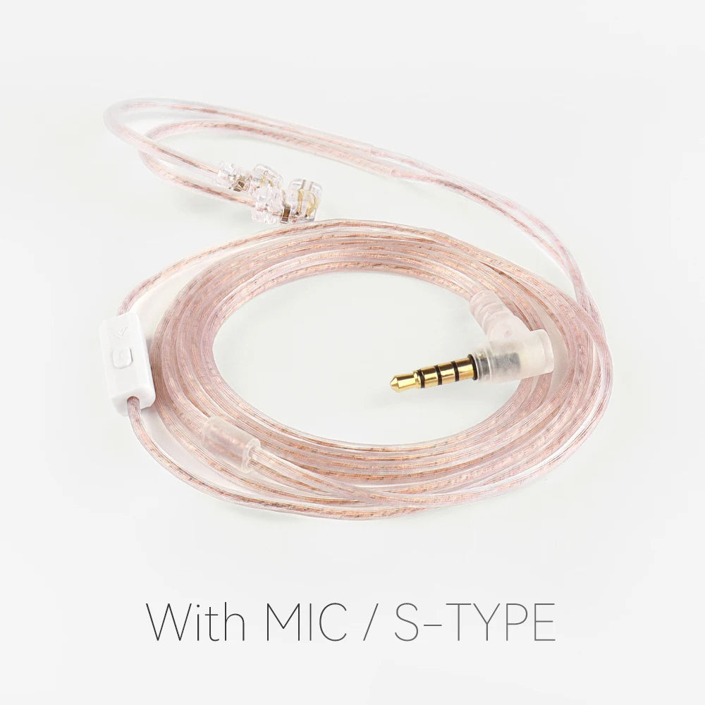 QKZ A3 Pink In-Ear Earphones 3.5mm Detachable Cable & Mic In-Ear Earphones Richie's A3 Pink With MIC