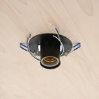 E27 Ceramic Lamp Holder Heat-Resistant Metal Spring Bracket Lamp Socket Holder Richie's