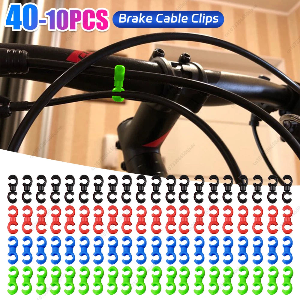 S-Style Rotatable Bike Brake Cable Clips – MTB Hose Guides Bike Cable Clips Richie's