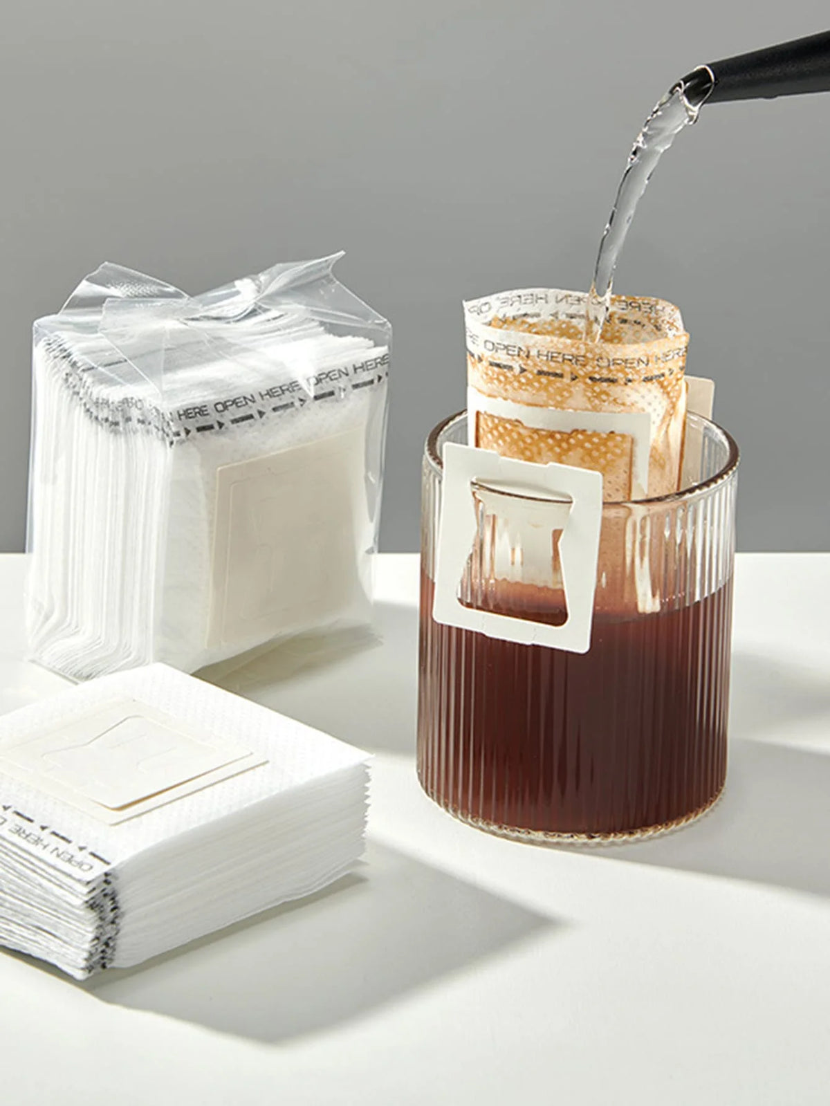 100 Disposable Coffee Filter Papers for Drip Brewing Coffee Filter Papers Richie's