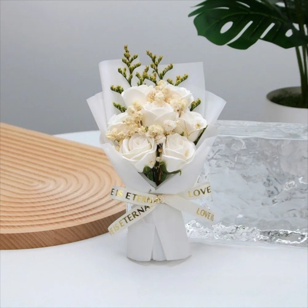 7-Head Soap Flower Bouquet | Mini Table Centerpiece Gift Soap Flower Bouquet Richie's 10