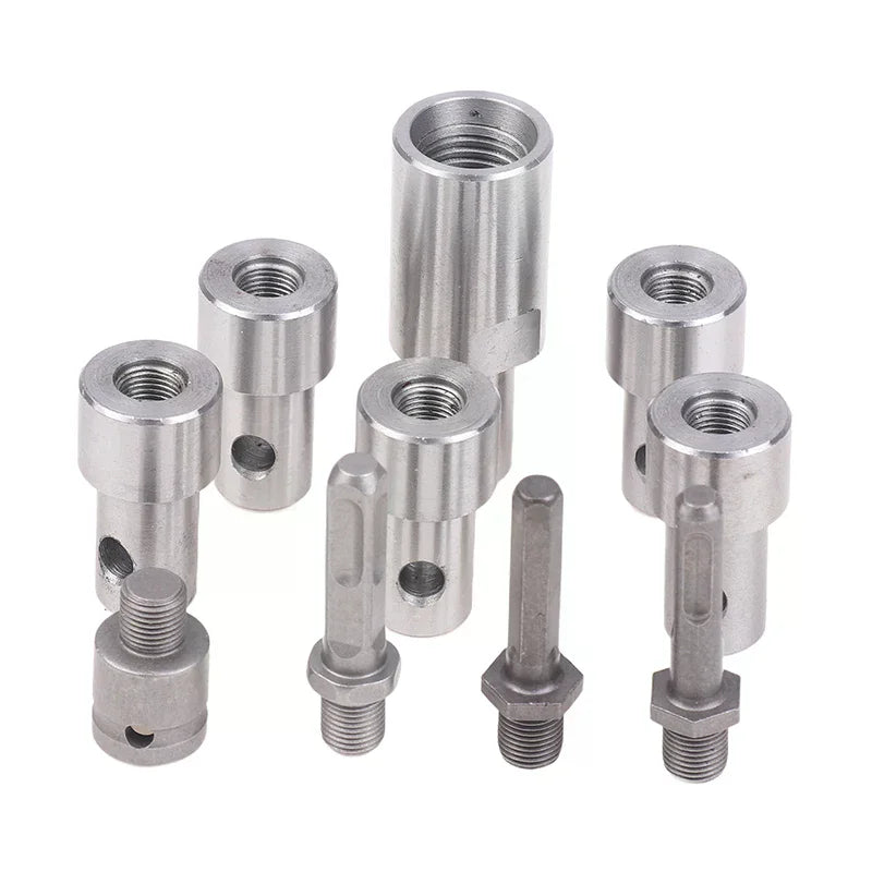 Earth Auger Adapter – 4 Interface Types, Cr-V Steel Auger Drill Adapter Richie's