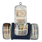 Large Waterproof Hanging Travel Toiletry & Cosmetic Bag Travel Toiletry Bag Richie's Navy blue