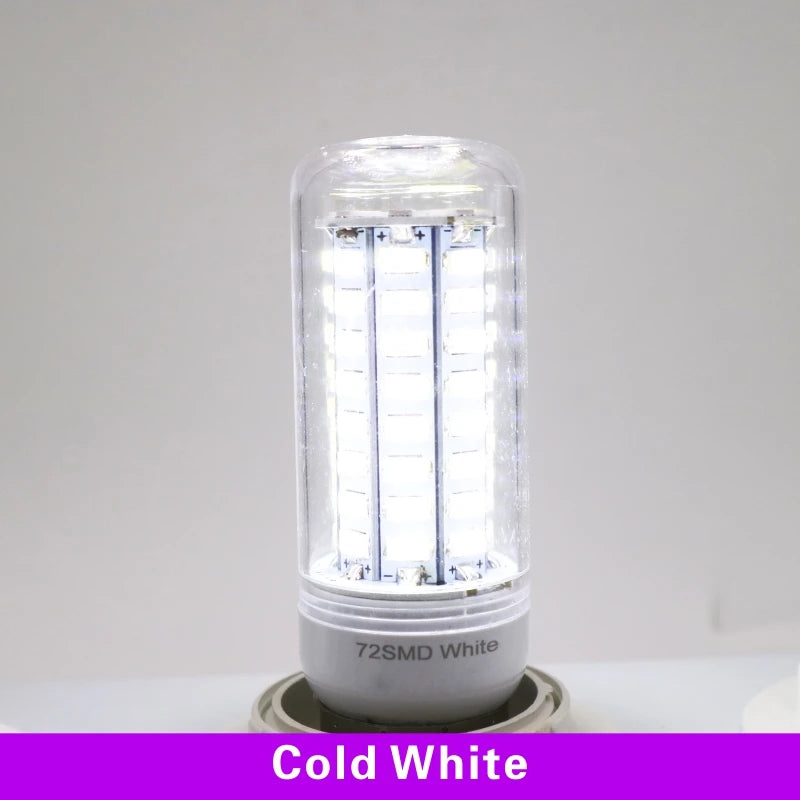 E27 LED Corn Bulb 72LEDs 5730SMD 220V 6000K Cool White LED Corn Bulb Richie's 72Leds 6000K E27