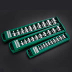 Hex Socket Wrench Set 1/4 3/8 1/2" Ratchet Deep Nut Driver Kit Socket Wrench Set Richie's