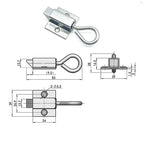 Carbon Steel Spring Bolt Door Latch Gate Security Lock Door Bolt Latch Richie's Reverse