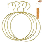 4Pcs Metal Round Ring Scarf Hanger Closet Organizer for Ties & Belts Scarf Hanger Organizer Richie's