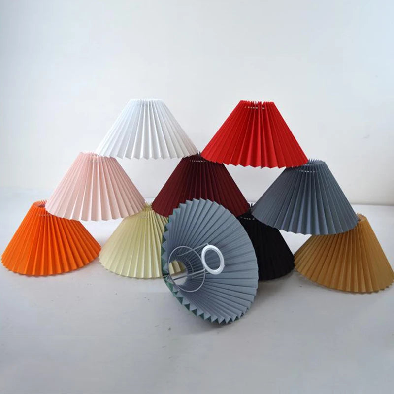 Pleated Fabric Lampshade – Retro DIY Table & Ceiling Lamp Cover Lamp Shade Richie's