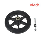 6-Inch Wheelchair Front Wheel Replacement – Puncture-Resistant Wheelchair Replacement Wheel Richie's Black
