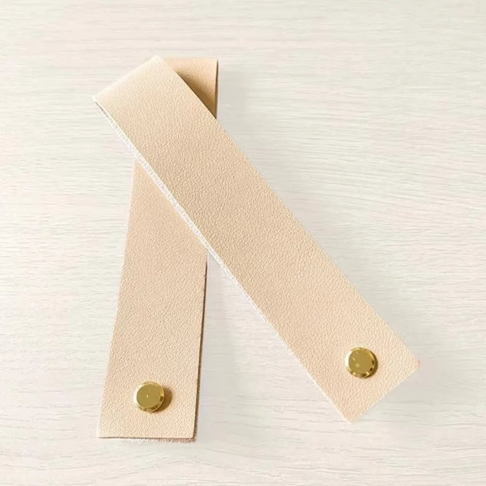 PU Leather Banner Lanyard – Wedding & Party Sign Hanging Strap Sign Hanging Strap Richie's Beige L