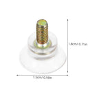 12Pcs Clear Screw-On Suction Cup Furniture Feet Pads | No Drill Furniture Suction Pads Richie's
