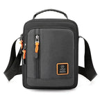 Men's Nylon Crossbody Messenger Bag – Casual Shoulder Handbag Men's Crossbody Bag Richie's gray large