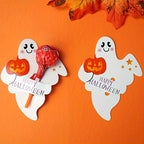 Halloween Ghost & Pumpkin Lollipop Holder Cards – Party Favors Lollipop Holder Cards Richie's