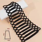 Handmade Gold Cord Baroque Applique Patch – Large Uniform Style Clothing Applique Patch Richie's A Black L